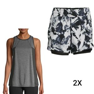 XXL 20 New Plus Performance Tank & Lined Running Shorts